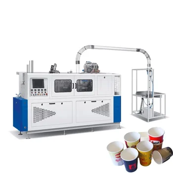 Полностью автоматическая машина для изготовления бумажных стаканчиков со скоростью 100 штук в минуту, машина для изготовления бумажных стаканчиков для чая горячей продажи