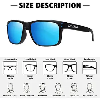 Поляризованные солнцезащитные очки Dalwa унисекс для пеших прогулок, рыбалки, Классические солнцезащитные очки UV400, Мужские очки для вождения. 5