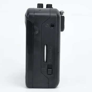 Портативный кассетный магнитофон Walkman, Встроенный динамик AM / FM-радио с разъемом Eeadphone 3,5 мм, прочный стереофонический магнитофон. 5