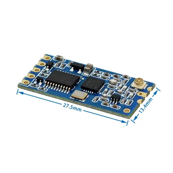 Последовательный беспроводной микроконтроллер HC-12 SI4463, дальность действия 433, 1000 М с антенной для Bluetooth 5