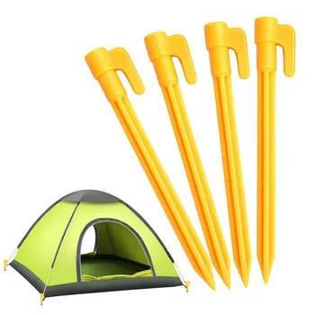Походные палатки для кемпинга на открытом воздухе Колья, колышки, штифты, пластиковые сверхпрочные гвозди для палатки, фиксирующие коврик для палатки, Гвозди для колышков Оптом 7