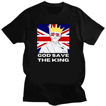 Празднование Коронации III короля Чарльза 6 мая 2023 года, Футболка с принтом, Мужская Женская футболка, Креативные Летние Повседневные уличные топы