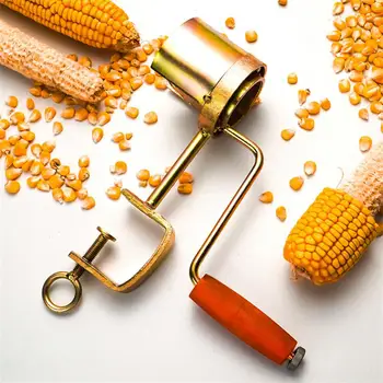 Практичная железная бытовая маленькая ручная шелушилка для кукурузы, ручная молотилка для кукурузы, ручная шелушилка для кукурузы, ручная молотилка для кукурузы 1