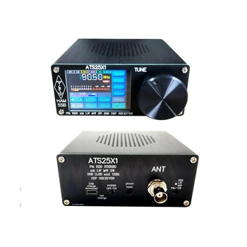 Приемник сканирования спектра Ats-25X1, полнодиапазонный радиоприемник с регулируемой яркостью и цветным сенсорным экраном 2,4 дюйма 1
