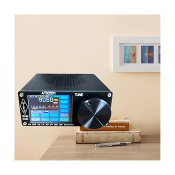Приемник сканирования спектра Ats-25X1, полнодиапазонный радиоприемник с регулируемой яркостью и цветным сенсорным экраном 2,4 дюйма 4