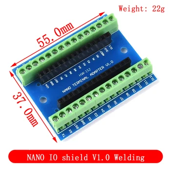 Прототип платы расширения Адаптера терминала контроллера NANO V3.0 и Многоцелевой платы расширения UNO Для Arduino 2