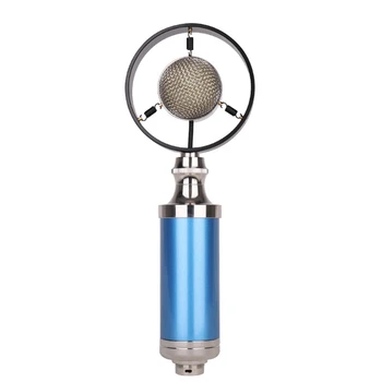 Профессиональный конденсаторный проводной винтажный студийный микрофон для прямой трансляции