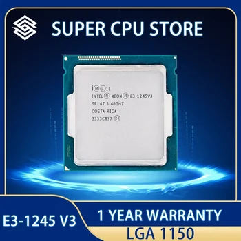 Процессор Intel Xeon E3-1245 v3 E3 1245v3 E3 1245 v3 CPU Процессор 8M 84W 3,4 ГГц Четырехъядерный Восьмипоточный LGA 1150