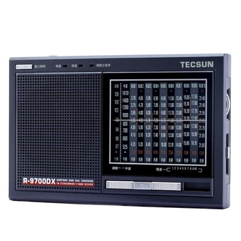 Радио TECSUN R-9700DX Оригинальная Гарантия Коротковолновый/МВт Высокочувствительный Приемник Мирового Диапазона С Динамиком