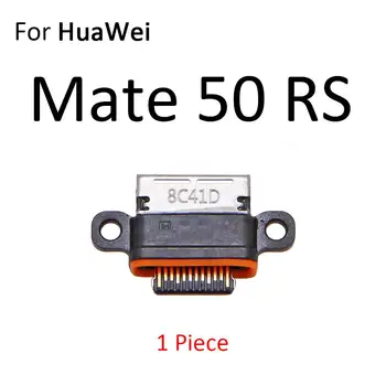 Разъем для зарядки Micro Jack Type-C, Разъем для Зарядки Док-станции для HuaWei Mate 50 RS 50E P50 P50E Honor 70 80 SE Pro Plus 5G 2