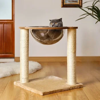 Рама для лазания по кошкам, космическая капсула, встроенная многофункциональная игрушка для домашних животных-башня для кошек 3