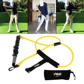 Резиновые эспандеры для упражнений с ручками, пояс для рук и ног, идеальная ручка для эспандера для занятий гольфом 2