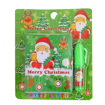 Рождественские мини-блокноты, универсальный маленький рождественский блокнот, Милый блокнот для детей, изысканный мини-журнал, карманные блокноты, Рождество