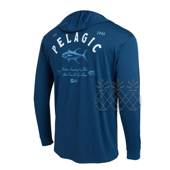 Рубашки для пелагической рыбалки, одежда с капюшоном, мужские уличные футболки для рыбалки с длинным рукавом, Дышащая толстовка с защитой от ультрафиолета, топы для рыбалки 0