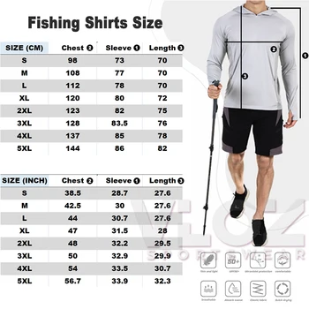 Рубашки для пелагической рыбалки, одежда с капюшоном, мужские уличные футболки для рыбалки с длинным рукавом, Дышащая толстовка с защитой от ультрафиолета, топы для рыбалки 5