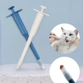 Ручной многофункциональный дозатор таблеток для кошек и собак, Пластиковый шприц для кормления, товары для домашних животных на каждый день 1