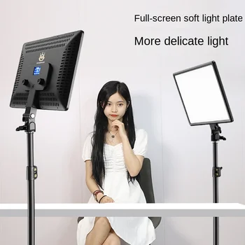 Светодиодная Световая Панель для Видеосъемки Двухцветная 3000K-6000K Фотосъемка Освещение для Прямой Трансляции Светодиодный Светильник для Фотостудии