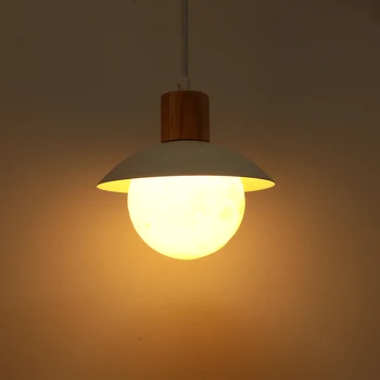 Скандинавские подвесные светильники Светодиодная люстра в кремовом стиле Ресторан, бар, столовая, Домашний декор, прикроватная тумбочка для спальни, подвесной светильник 4