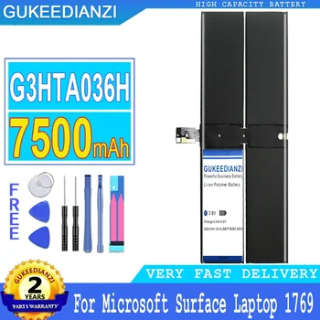 Сменный аккумулятор большой емкости емкостью 7500mAh для ноутбука Microsoft Surface 1769 G3HTA036H с аккумуляторами 7,57 В 45,2 Втч