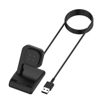 Сменный кабель для зарядки смарт-часов, USB-зарядное устройство для Fitbit Versa 3 / Fitbit Sense, док-станция для зарядки, адаптер питания для часов 5