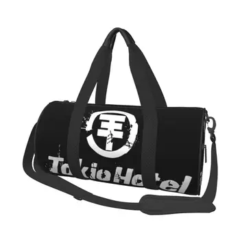 Спортивная сумка Tokio Hotel Rock Band, Металлические музыкальные Оксфордские спортивные сумки, аксессуары для спортзала, тренировочная сумка, ретро-сумка для фитнеса для мужчин и женщин