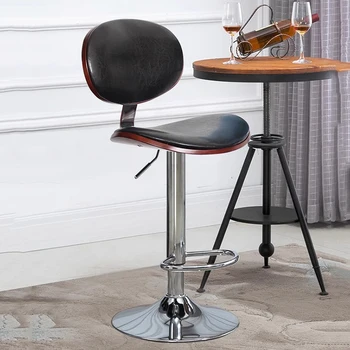 Стульчики для кормления, вращающиеся барные стулья, Аксессуары для кухонного трона, Барные стулья для гостиной, Регулируемая мебель для парикмахерской Silla Nordic