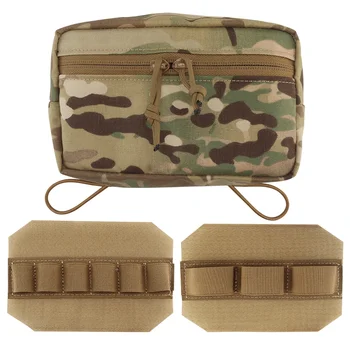 Тактическая нагрудная сумка для снаряжения, охотничий военный жилет Molle, подвесной подсумк, двойная молния, аксессуары для нагрудного снаряжения MK4. 2