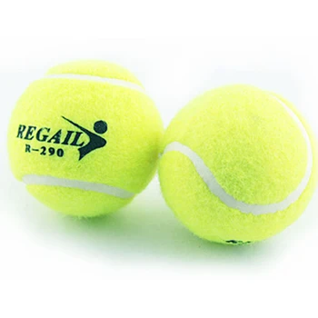 Теннисные мячи для тренировки тенниса с высоким отскоком от укуса собак 6,4 см Эластичный резиновый теннисный мяч для занятий спортом на открытом воздухе 5