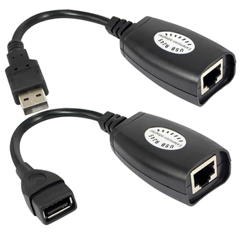 Удлинитель сетевого кабеля USB к RJ45 RJ 45 Удлинитель сетевого кабеля USB к усилителю сигнала сетевого порта 1