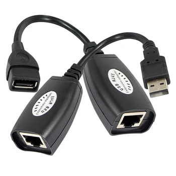 Удлинитель сетевого кабеля USB к RJ45 RJ 45 Удлинитель сетевого кабеля USB к усилителю сигнала сетевого порта 2