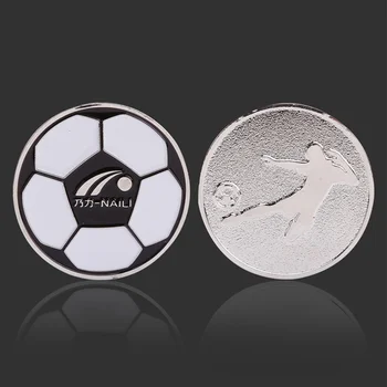 Удобное подбрасывание металлических судейских монет для футбольных матчей, практичный бросок судьи 2