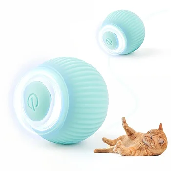 Умные игрушки для кошек, автоматический катящийся мяч, Электрические игрушки для кошек, интерактивные для дрессировки кошек, самодвижущиеся игрушки для котенка, Аксессуары для домашних животных 4