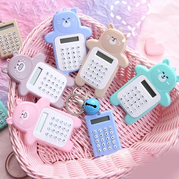 Универсальный калькулятор, мини-стандартный калькулятор, 8-значный светодиодный дисплей, калькулятор карманных размеров для мальчиков и девочек 2
