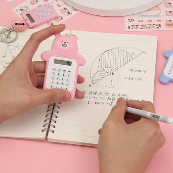 Универсальный калькулятор, мини-стандартный калькулятор, 8-значный светодиодный дисплей, калькулятор карманных размеров для мальчиков и девочек 3