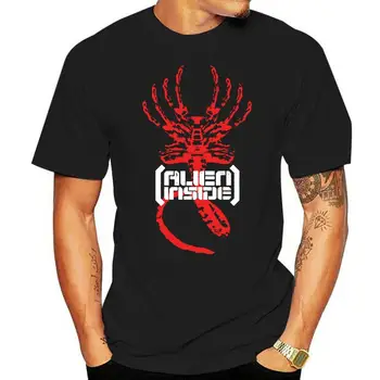 Футболка Alien Chestbuster Facehugger Ellen Ripley, мужская футболка в летнем стиле Унисекс, повседневная одежда, футболка 0