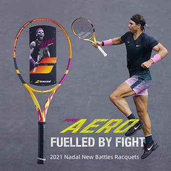 Цельноуглеродистая теннисная ракетка серии PA Nadal Ten Crown Юбилейное издание Сверхлегкая теннисная ракетка для начинающих студентов 0