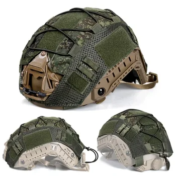 Чехол для Тактического Шлема Fast MH PJ BJ OPS-Core Airsoft Paintball Army Military Wargame Чехол Для Шлема Multicam с Эластичным Шнуром