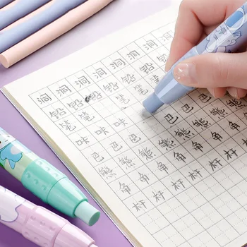 Школьные принадлежности, Корейские канцелярские принадлежности, милый ластик для детей, ластик в форме ручки с кроликом