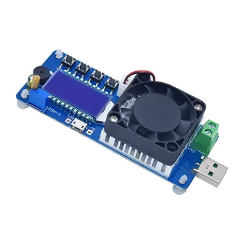 Электронная нагрузка постоянного тока, USB-детектор мощности, регулируемый резистор FX25 FX35 4A 5A, тестер емкости аккумулятора с электронной нагрузкой 2