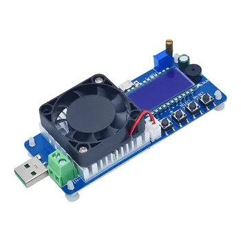 Электронная нагрузка постоянного тока, USB-детектор мощности, регулируемый резистор FX25 FX35 4A 5A, тестер емкости аккумулятора с электронной нагрузкой 3
