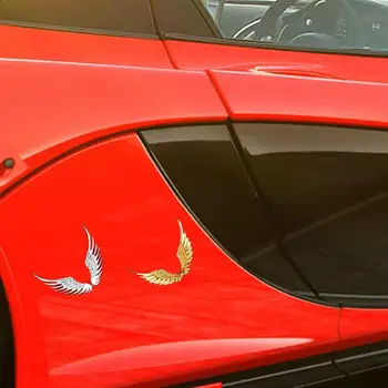 Эмблема Eagle Wings 3D Наклейки Клейкие 3D Крылья Значок Эмблемы Наклейки Металлические Стильные Автомобильные Аксессуары для внедорожников Скутеров транспортных средств 1