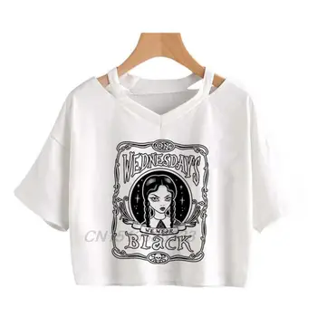 Японское Аниме Дзюдзюцу Кайсен, Женские Винтажные футболки, Черные Топы с принтом в стиле Ретро, Женская футболка Genshin Impact Kawaii 1