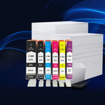 Яркие Цветные Полноцветные Картриджи для Струйного принтера TS8150 TS8152 TS8250 с Высокой Заменой Полноцветных Чернил 8,8 см/3,46 дюйма 3